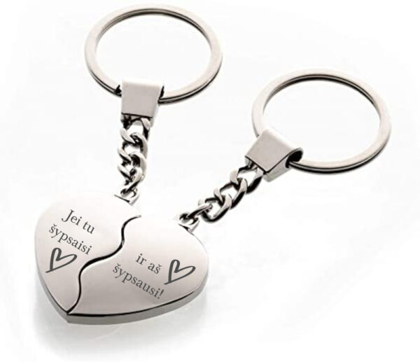 Hearth  Key Chain ,Jei tu sypsaisi...,,