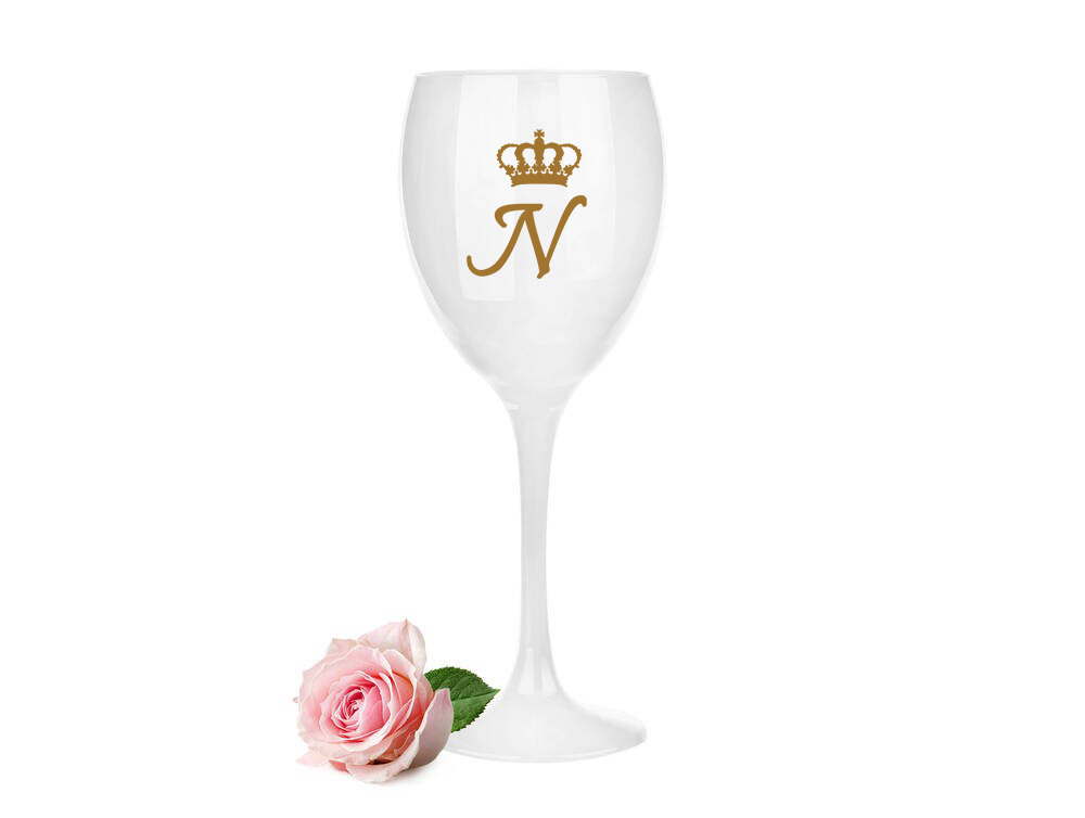 Personalised Wine Glass set ,,N,,