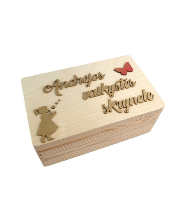 Personalised Memory box ,,Andrejos vaikystes skrynele,,