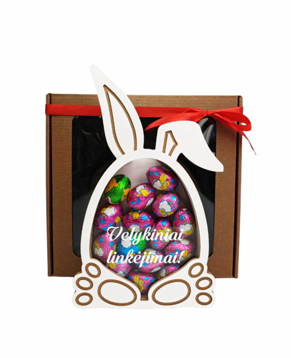 2in1 Candy box and piggy bank ,,Velykiniai linkejimai,,