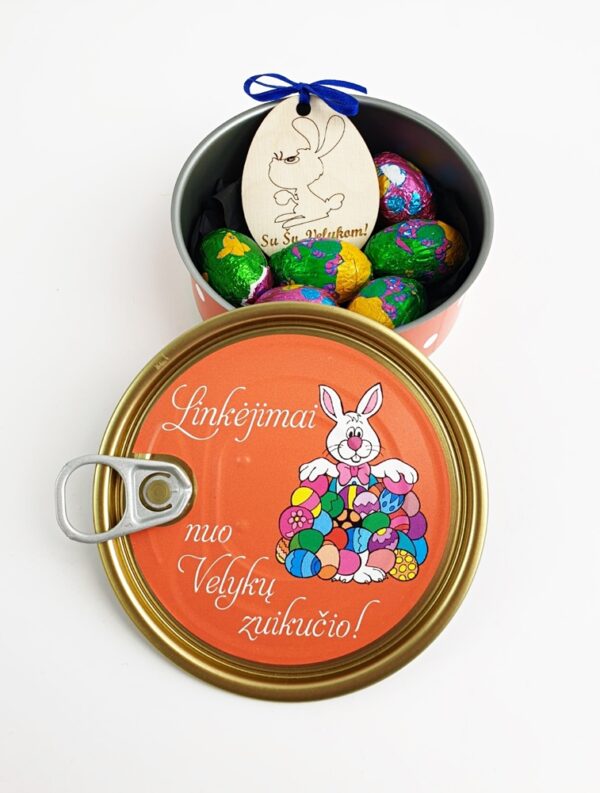 Gift canned ,,Linkejimai nuo Velyku zuikucio,,