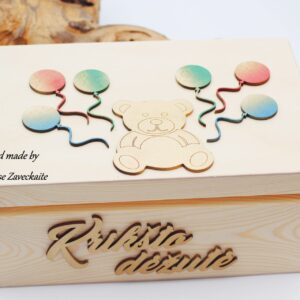 Personalised Memory box ,,Kriksto dezute,,