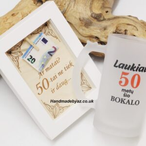 Gift set for him ,,Laukiau 50..,,