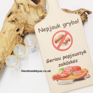 Gift set for him ,,Nepjauk grybo,,