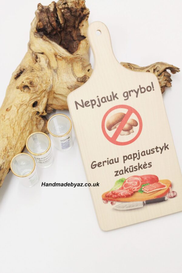 Gift set for him ,,Nepjauk grybo,,