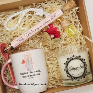 Gift set for her ,,Kudikis-tai meile..,,