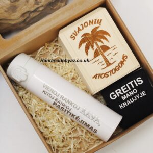 Gift set for him ,,Svajoniu atostogoms,,