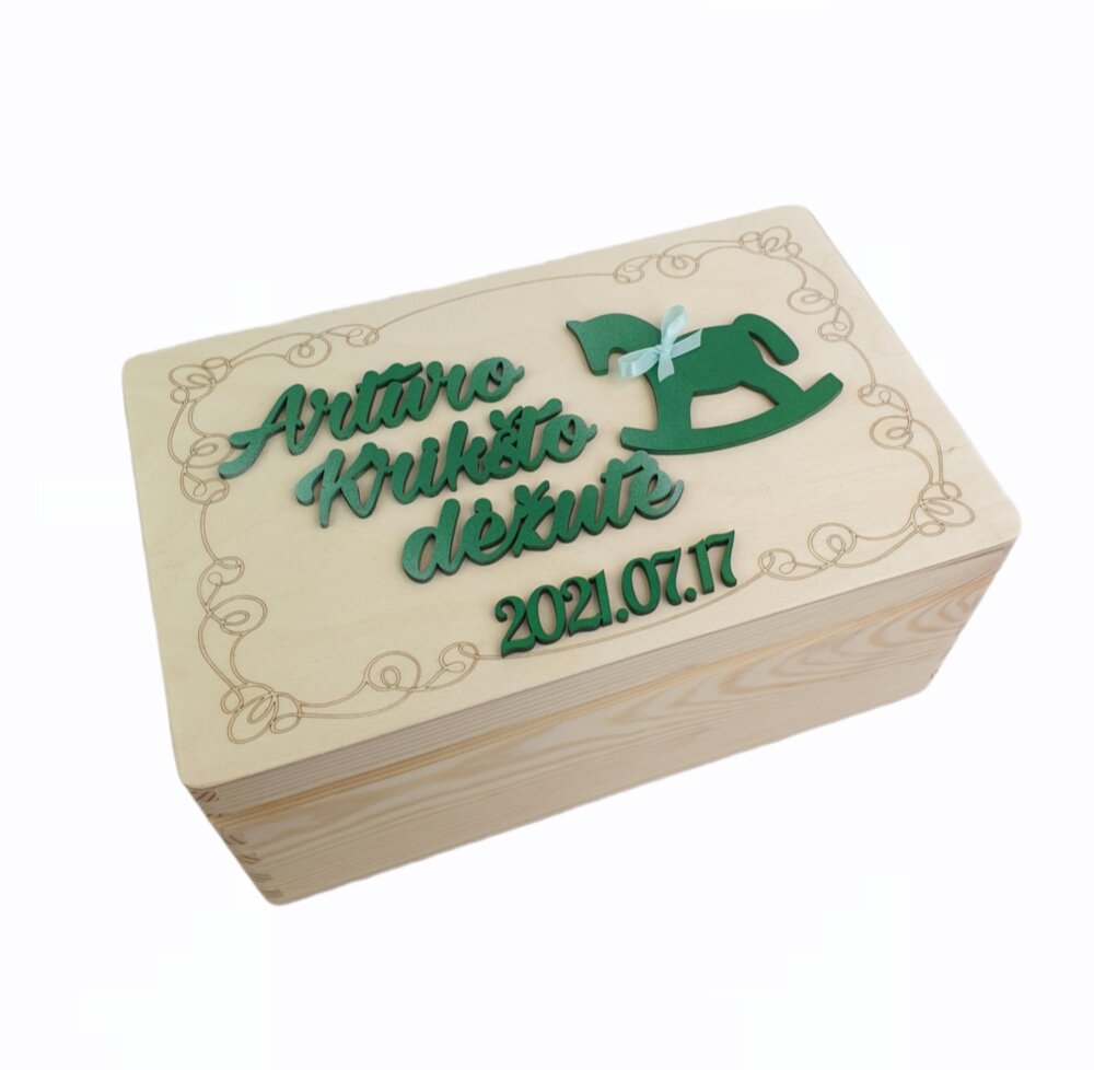 Personalised Memory box ,,Arturo kriksto dezute,,