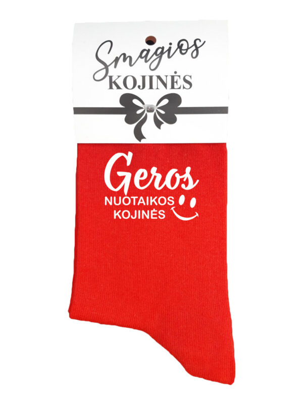 Printed Sock for Women ,,Geros nuotaikos kojines,,