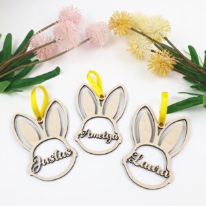 Personalised Hanging Easter Decorations