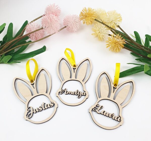 Personalised Hanging Easter Decorations
