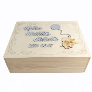 Personalised Memory box ,,Vycio Kriksto dezute,,