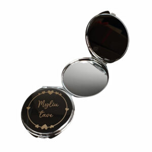 Engraved Compact Mirror ,,Myliu Tave,,