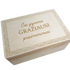 Memory box ,,Cia gyvena graziausi prisiminimai,,