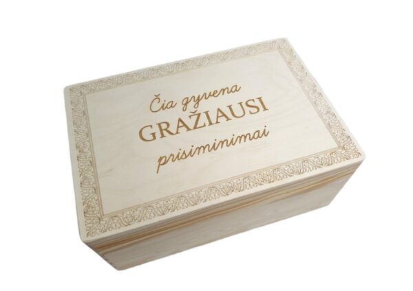 Memory box ,,Cia gyvena graziausi prisiminimai,,