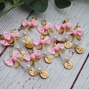 Personalised Key Chain  Angel ,,ANY TEXT,,