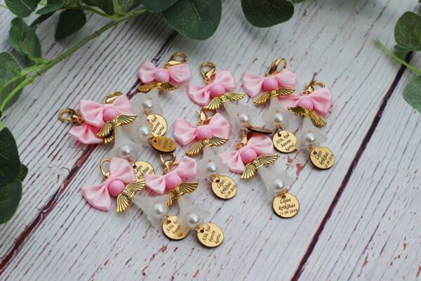 Personalised Key Chain  Angel ,,ANY TEXT,,