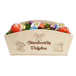 PERSONALISED Easter egg box ,,Stankeviciu Velykos,,