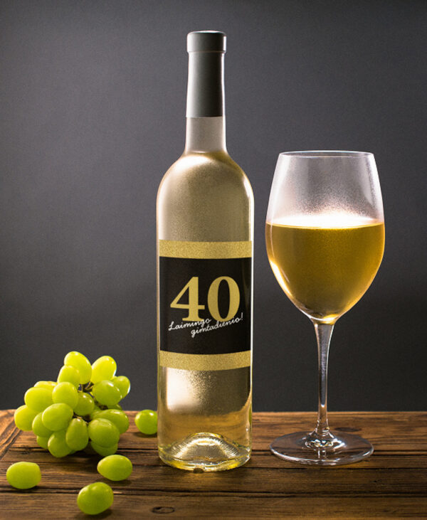 Bottle label  ,,40,,