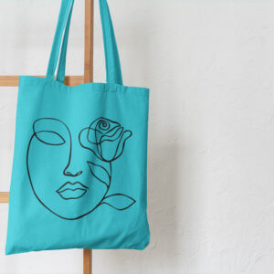 Shopping bag ,,Face-rose,,