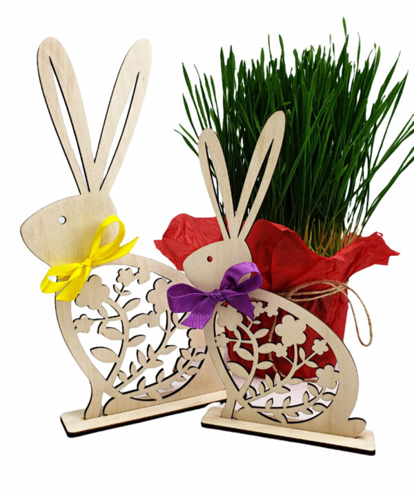 Easter table decoration ,,Rabbits,, 2 piece