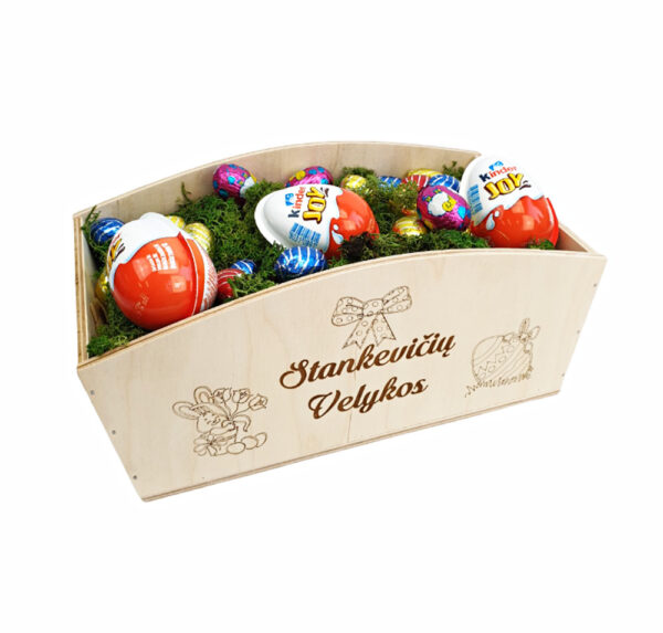 PERSONALISED Easter egg box ,,Stankeviciu Velykos,, - Image 2