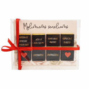 Mini chocolate set  ,,Mylimiems seneliams,,