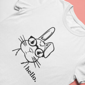 Printed T-shirt for Women ,,Hello,,