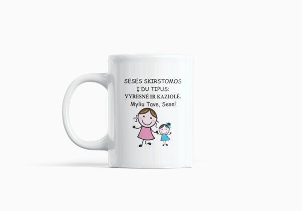 Cup  ,,Seses skirstomos,,