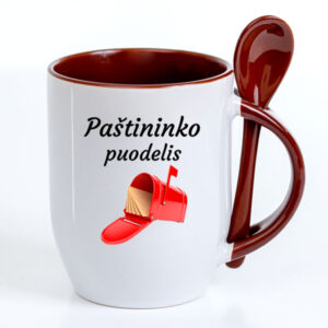 Cup with Spoon ,,Pastininko puodelis,,