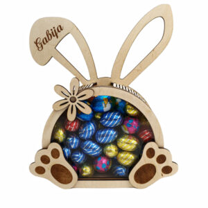 Personalised Easter egg box  with candy ,, Rabbit-Gabija,,
