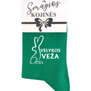 Printed Sock for Women ,,Velykos veza,,