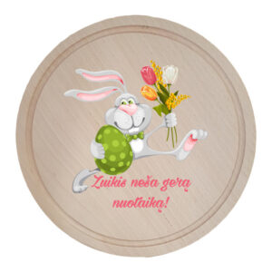 Cutting board ,,Zuikis nesa gera nuotaika,,