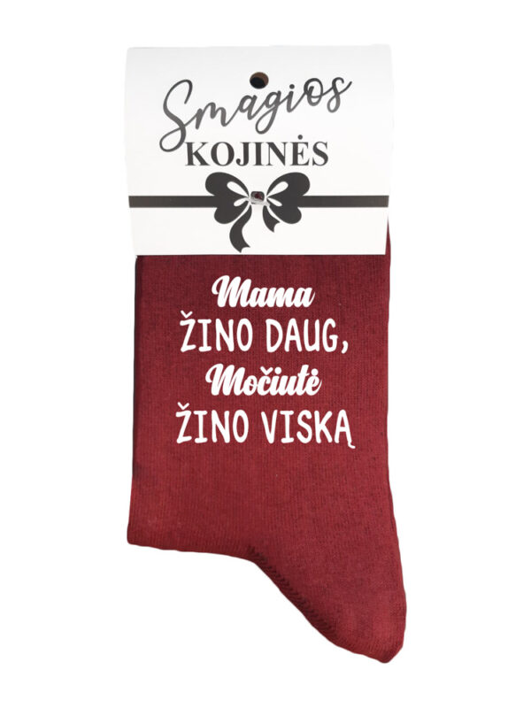 Printed Sock for Women ,,Mama zino daug...,,