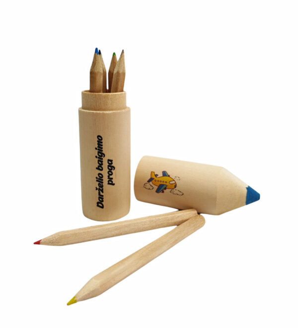 Pencil Box with Pencils ,,Darzelio baigimo proga,,