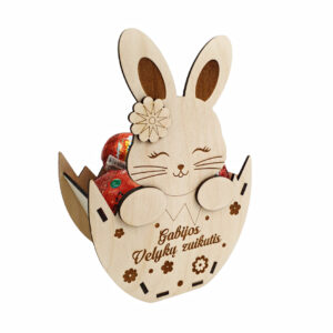 Personalised Easter egg stand ,,Gabijos velyku zuikutis,,