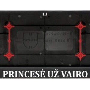 Car registration number plate (2pcs) „Princese uz vairo,,