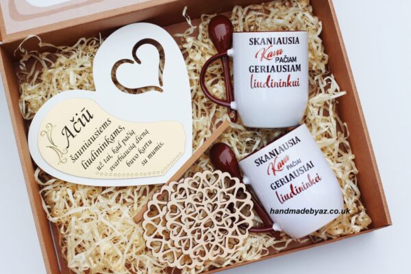 Gift set for wedding witnesses.