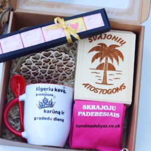 Gift set ,,Skrajoju padebesiais,,