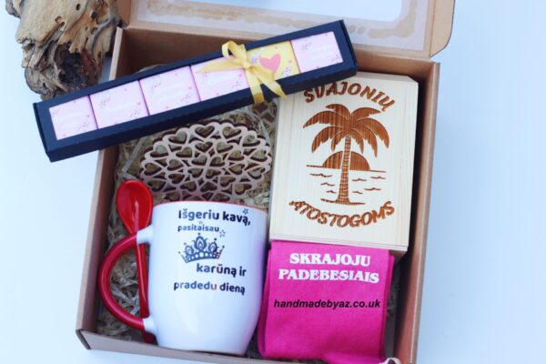 Gift set ,,Skrajoju padebesiais,,