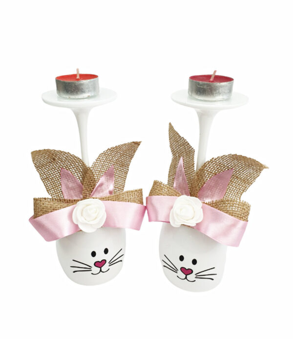 Easter candle holder ,,Rabbit,,