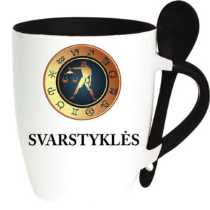 Cup with Spoon ,,Svarstykles,,