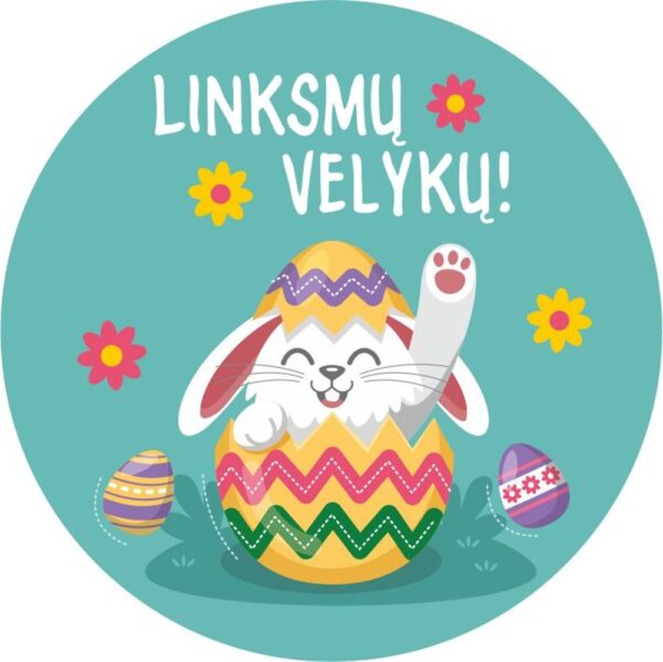 Easter stickers,,Linksmu Velyku,,