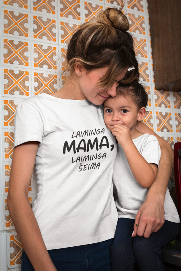 Printed T-shirt for Women ,,Laiminga mama,,