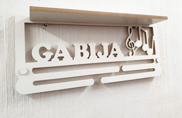 Personalised Trophy Shelf, Medal hanger / holder. - Image 11