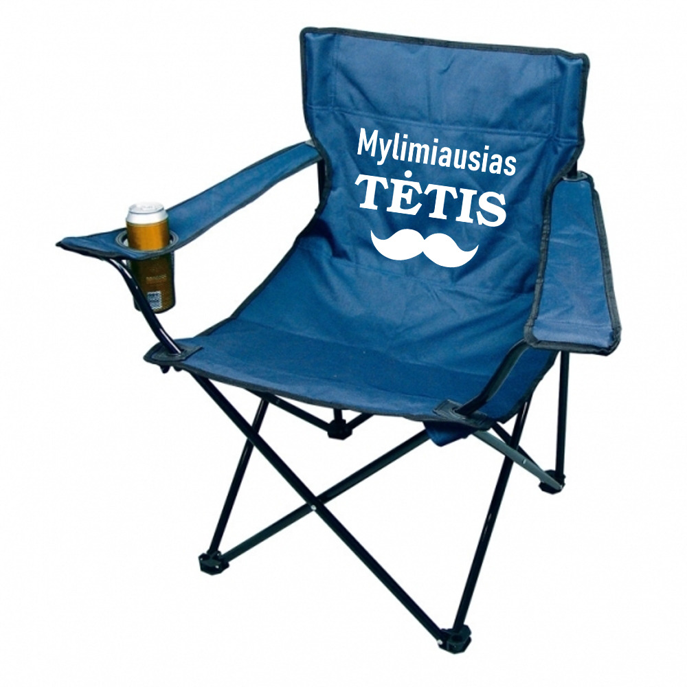 Camping chair with storage cover ,,Mylimiausias tetis,,