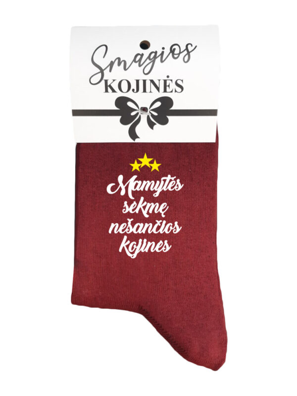 Printed Sock for Women ,,Mamytes sekme nesancios kojines,,
