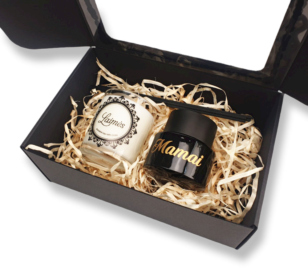 Reed Diffuser and soy wax candle ,,Mamai,, - Image 2