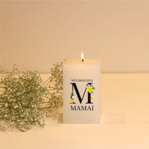 Soy Wax Candle ,,Mylimiausiai mamai,,