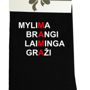 Printed Sock for Women ,,Mama,,